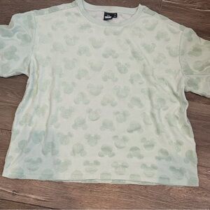 Disney Mint Green Mickey Mouse Short Sleeve Tee
